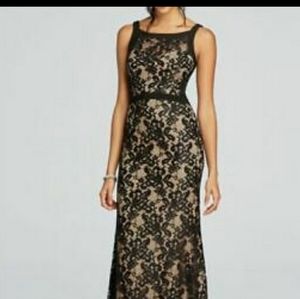 Beautiful Elegant Lace Evening Gown